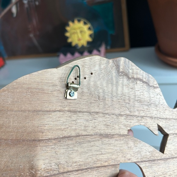 Vintage 19" X 6” Wooden Elephant Decor - Natural Brown - Picture 5 of 9